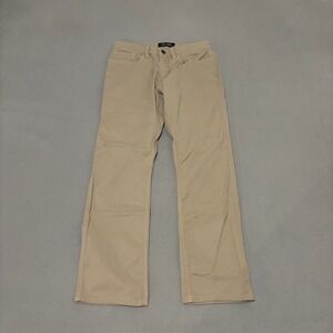 DU/ER DUER No Sweat Pant Men 30x32 Khaki Tan T2X Straight Leg Performance Chino